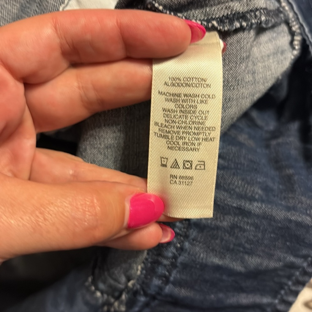 DKNY Jeans Moto-Style Denim Jacket - Picture 5 of 7